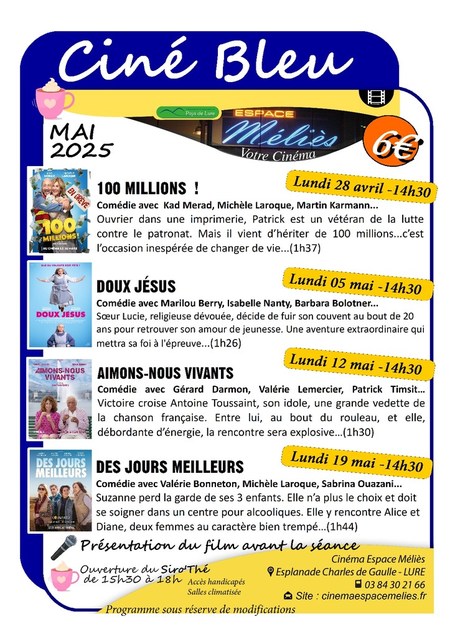 Programmation CinéBleu